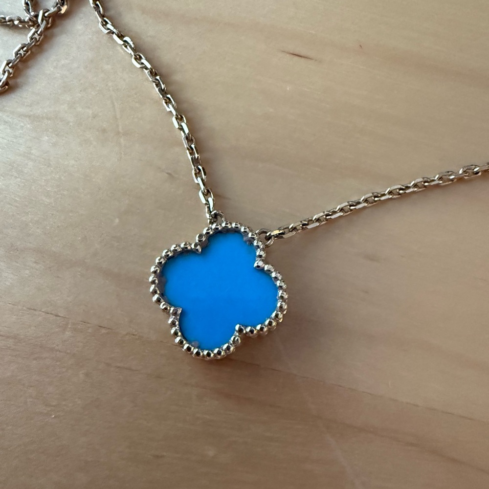 4 Leaf Clover Unbranded VCA Alhambra Style Necklace 10k Gold